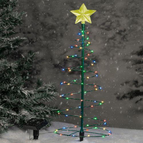 Solar-Powered Holiday Decoration - Snow Tree for Your Garden