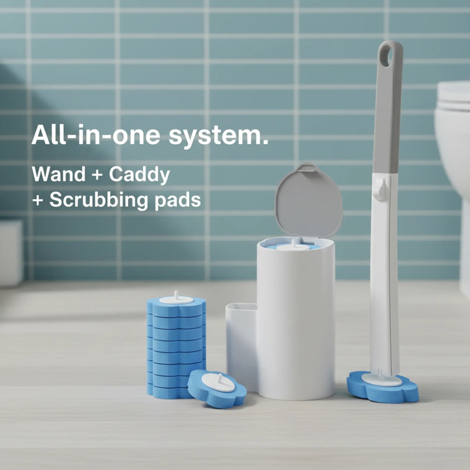 MiracleWand™ Magic Toilet Brush (Wand Only - No Refills)