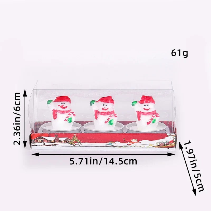 3pc/Set Christmas Scented Candles