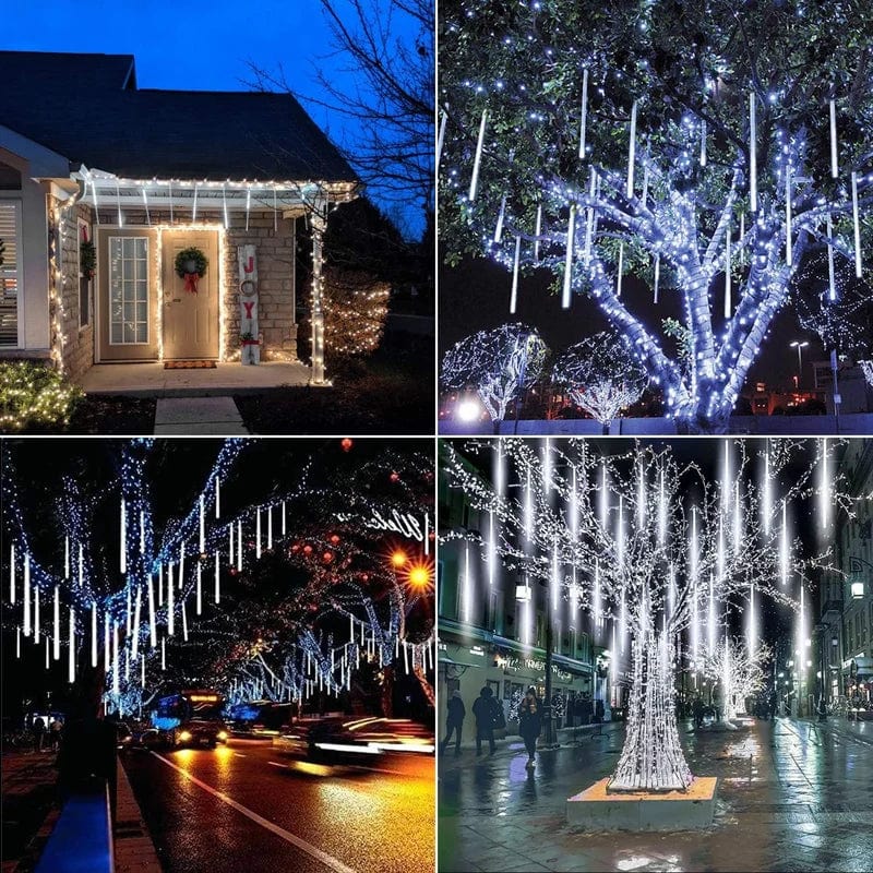 Enchanting Snowfall LED Lights – Magical Outdoor Decor