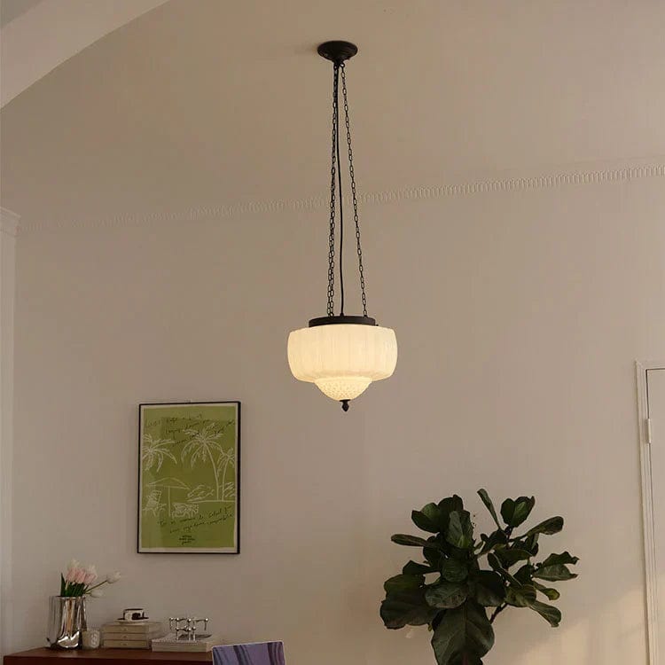 Modern White Minimalist Pendant Light - Sleek & Versatile Design