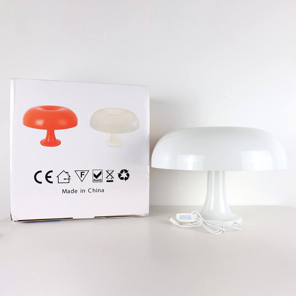 Mushroom Shape Minimalist Table Lamp – Nordic-Inspired Elegance