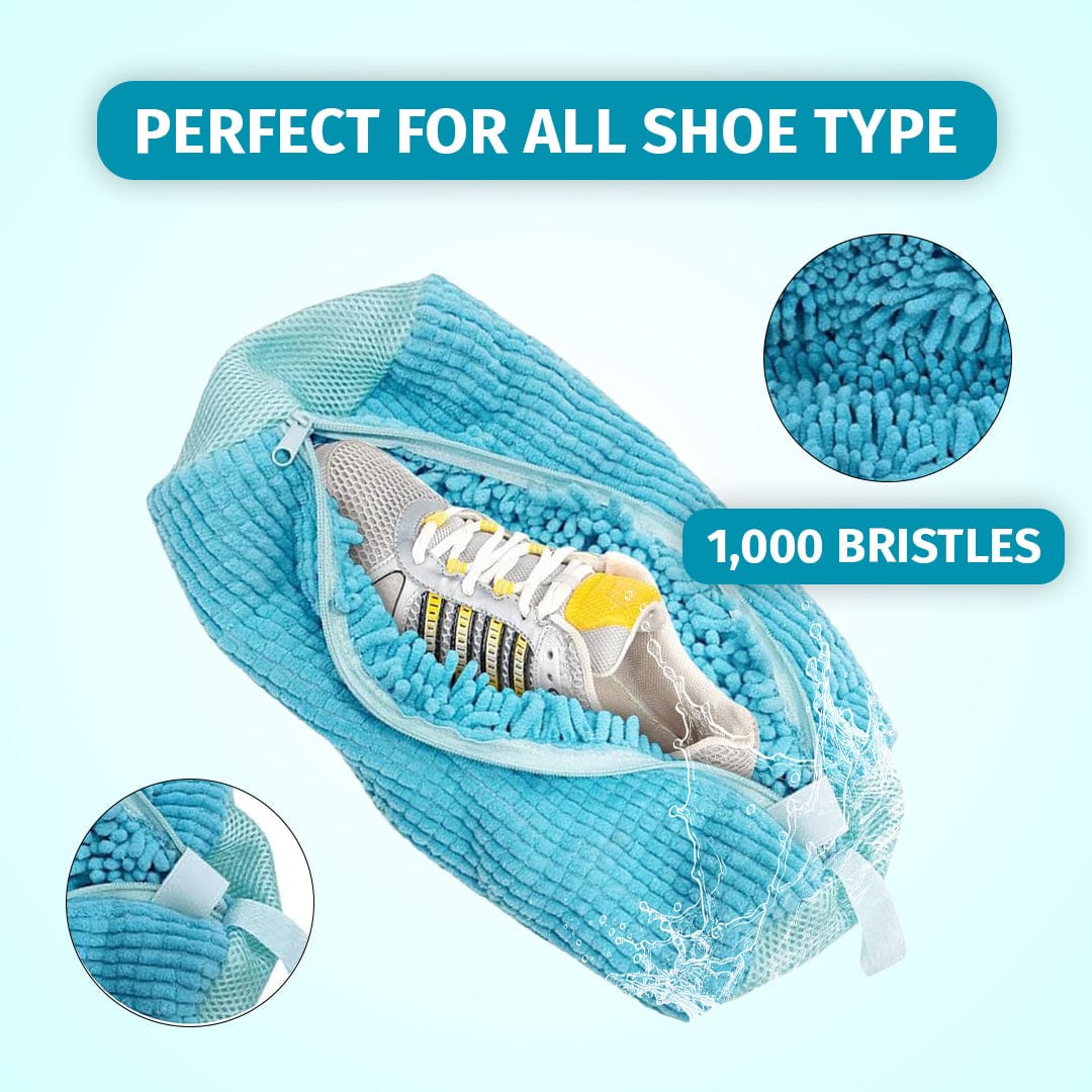 Premium Shoes Cleaning Bag | Blue | 1+1 FREE