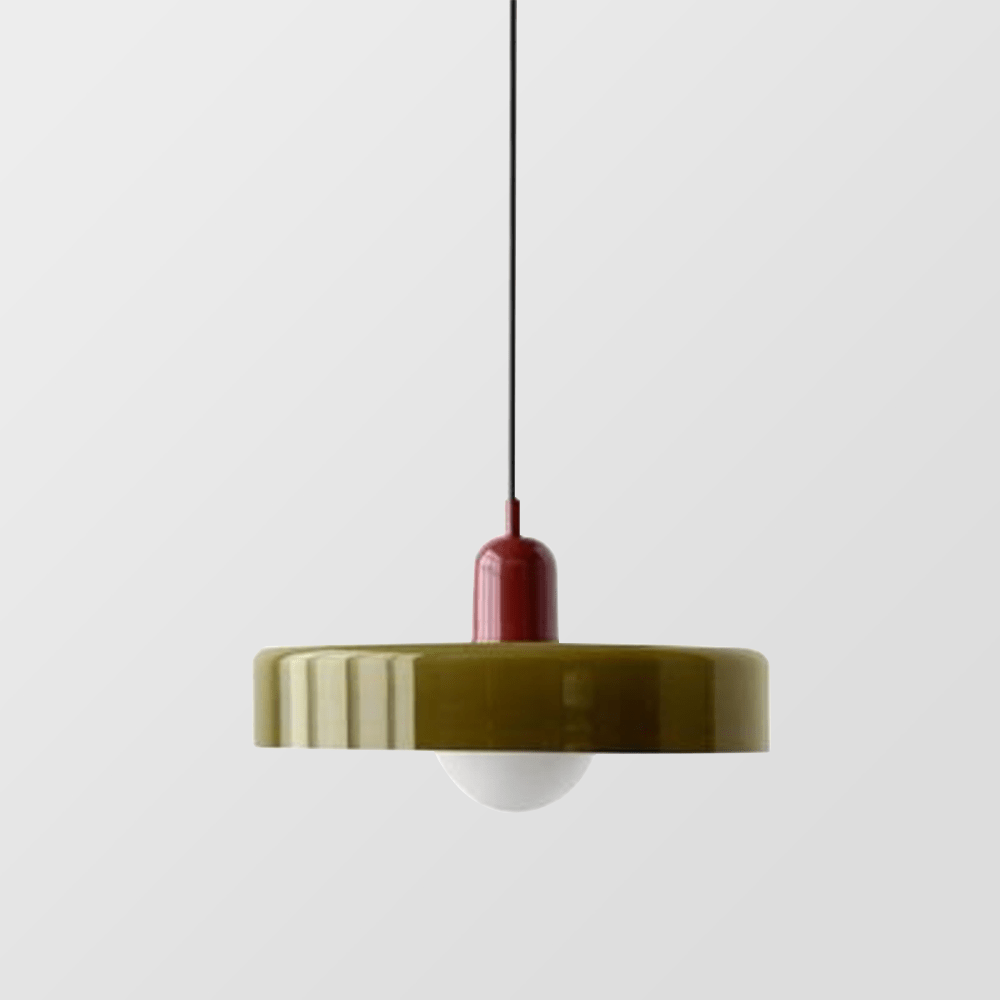 Stained Glass Pendant Light – Modern Bauhaus Design