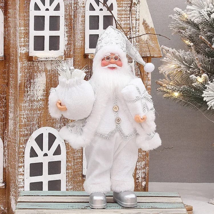 Santa Claus Doll with Gift Bags – Christmas Party Ornament & Festive Home Décor