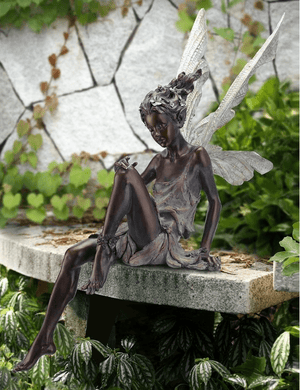 Enchanting Fairy Garden Statue - Handcrafted Weatherproof Decor