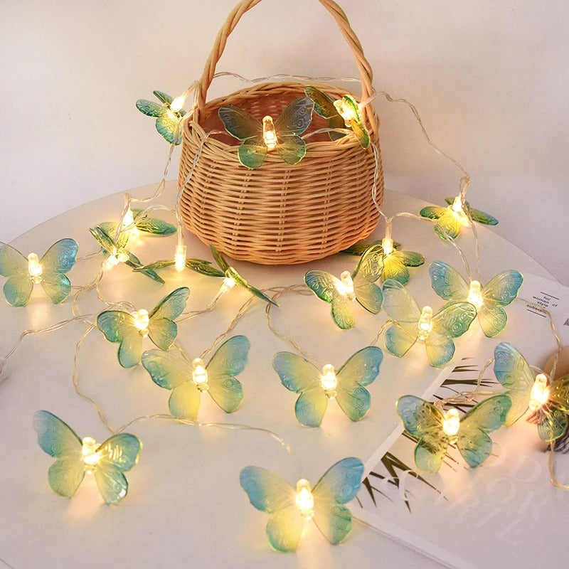 1.5M Butterfly LED String Lights | 10 Fairy Lights for Parties