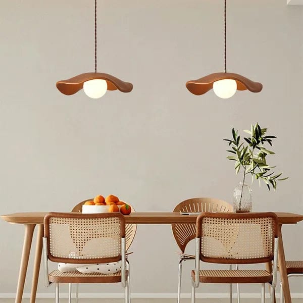 LotusGlow Pendant Light – Organic Elegance for Your Dining Space