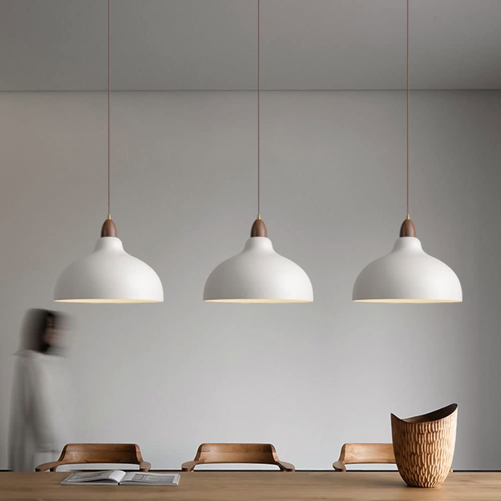 Scandinavian Fusion Pendant Light – Sleek Wood & Metal Design