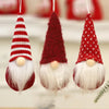 3pcs Christmas Gnomes Plush Santa Doll Knitted Fabric Ornaments