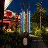 Solar-Powered Oriental Wind Chime – Soothing Melodies & Color-Changing Lights