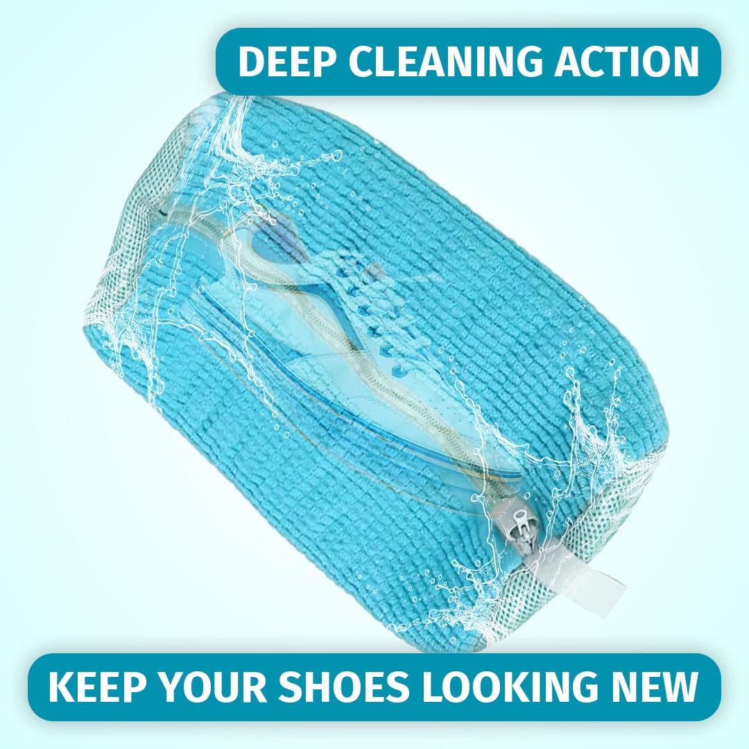 Premium Shoes Cleaning Bag | Blue | 1+1 FREE