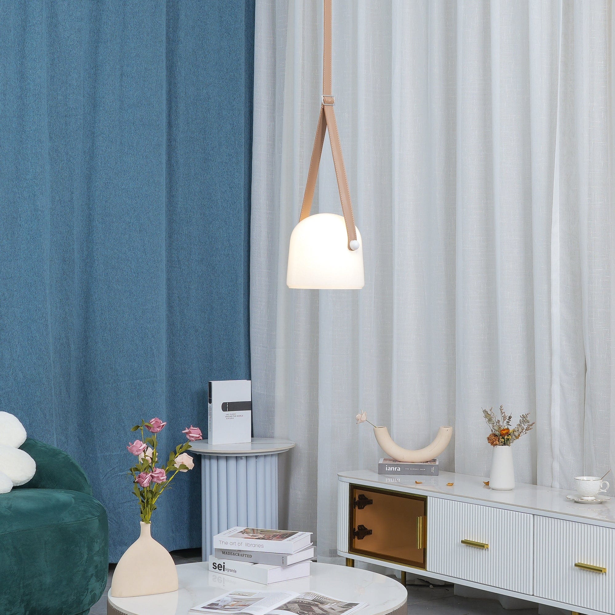 Mona Pendant Lamp - Minimalist Elegance with Soft Ambient LED Lighting