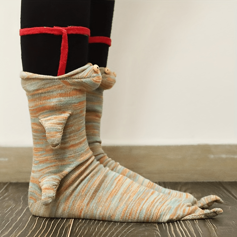 Animal-Shaped Soft Knit Socks