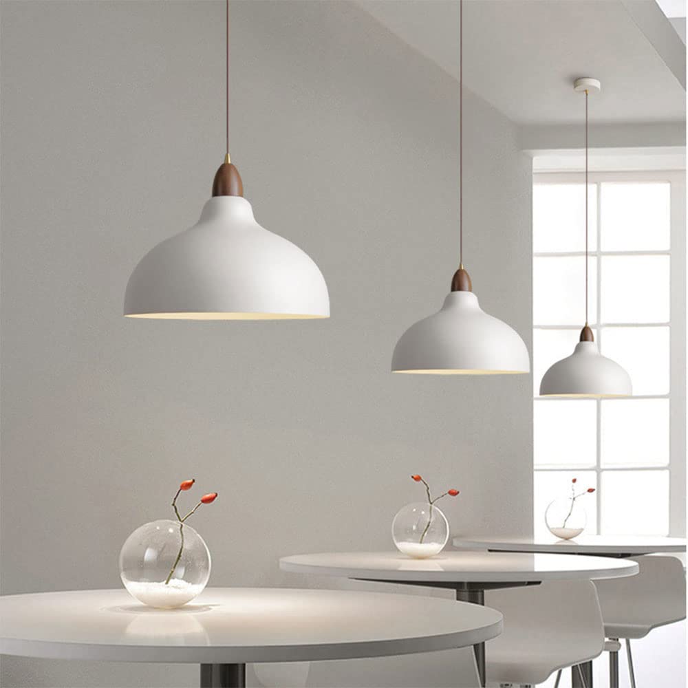 Scandinavian Fusion Pendant Light – Sleek Wood & Metal Design