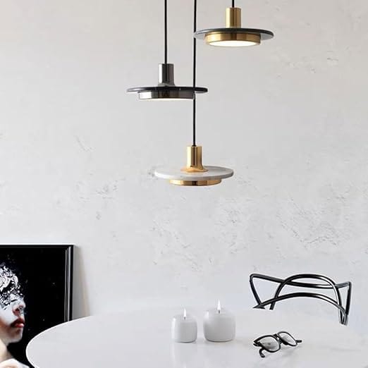 Modern Simple Marble Pendant Light - Minimalist Elegance for Contemporary Spaces