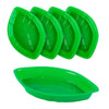 6-Piece Green Leaf Plates – Tropical Party Décor & Serving Bowls