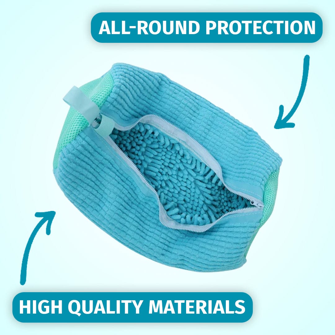 Premium Shoes Cleaning Bag | Blue | 1+1 FREE