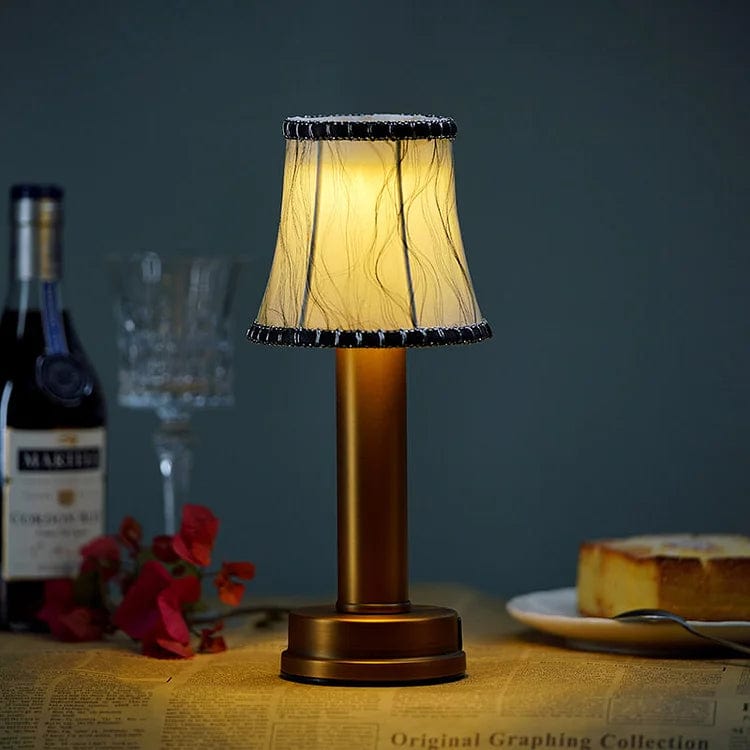 Refined Cordless Table Lamp – Slim Design with Warm Lighting & Dimming