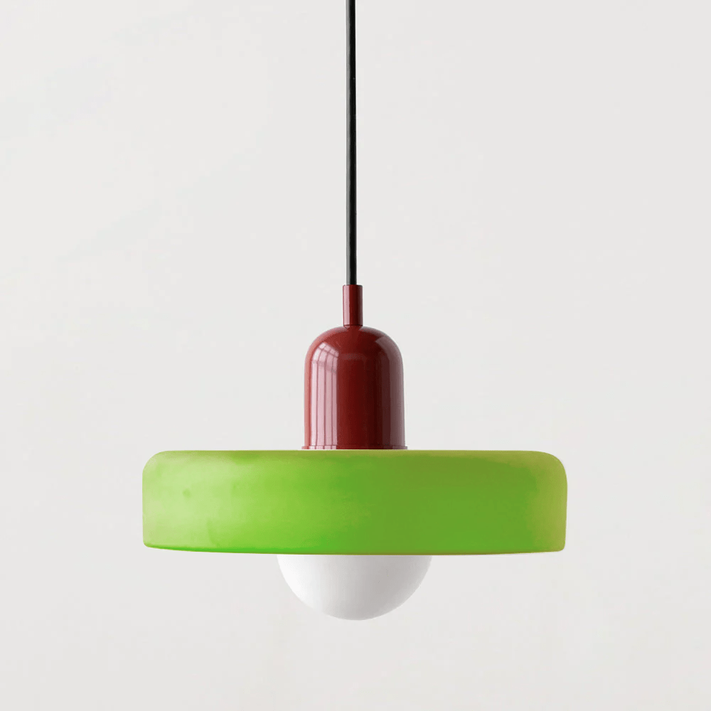 Stained Glass Pendant Light – Modern Bauhaus Design