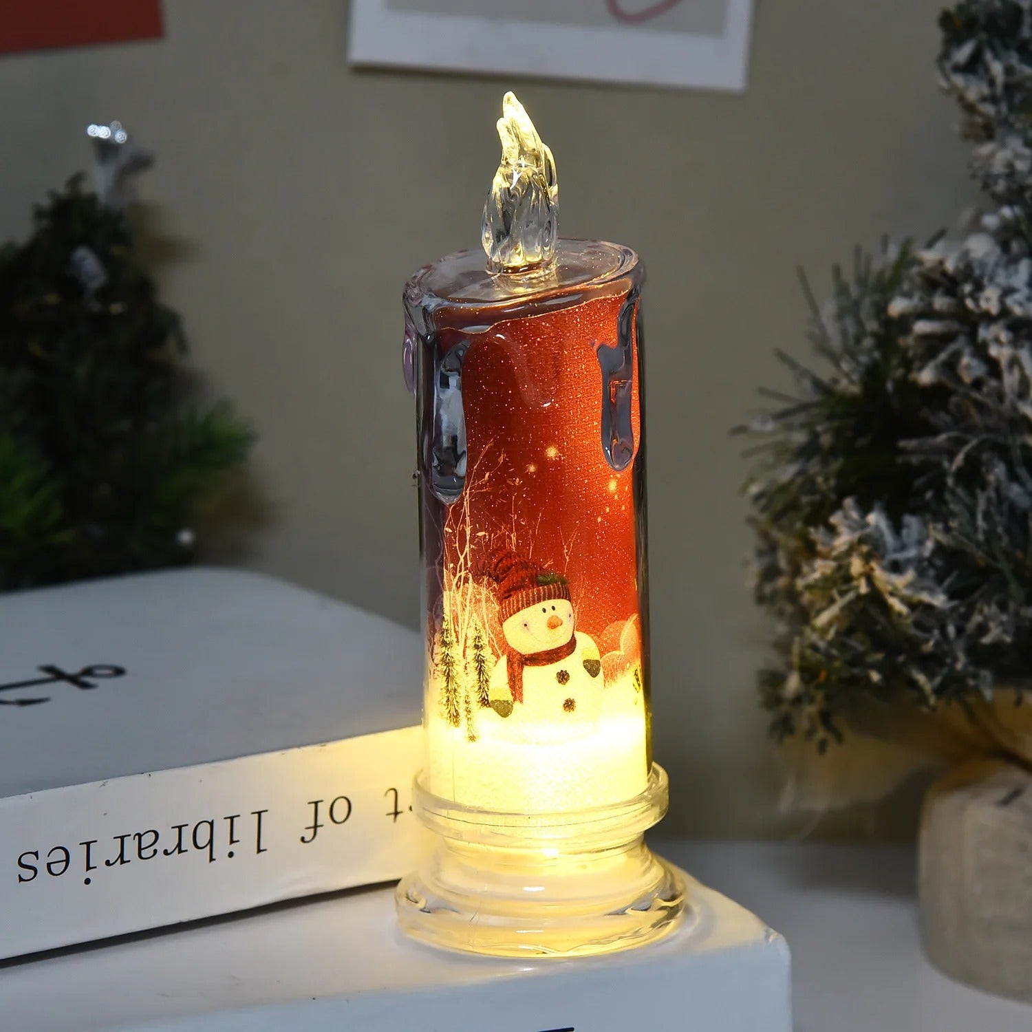 Christmas Candle Lights Simulated LED Mood Lighting