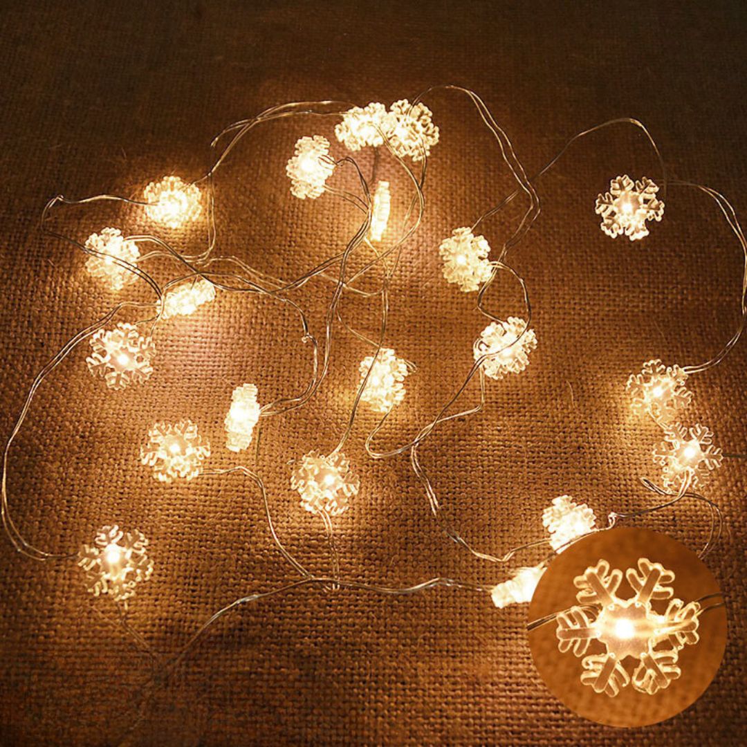 2M 20LED Christmas String Lights – Warm Holiday Décor for Indoors & Outdoors