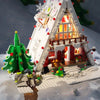 2159-Piece DIY Christmas Winter Village House with Lights