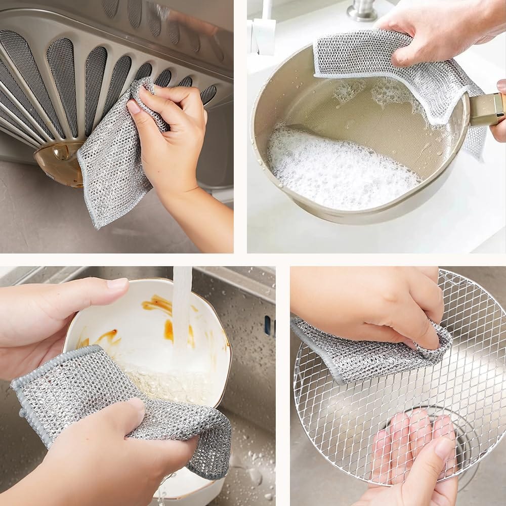 Wet and Dry Dishwashing Magic Towel – Rust Removal