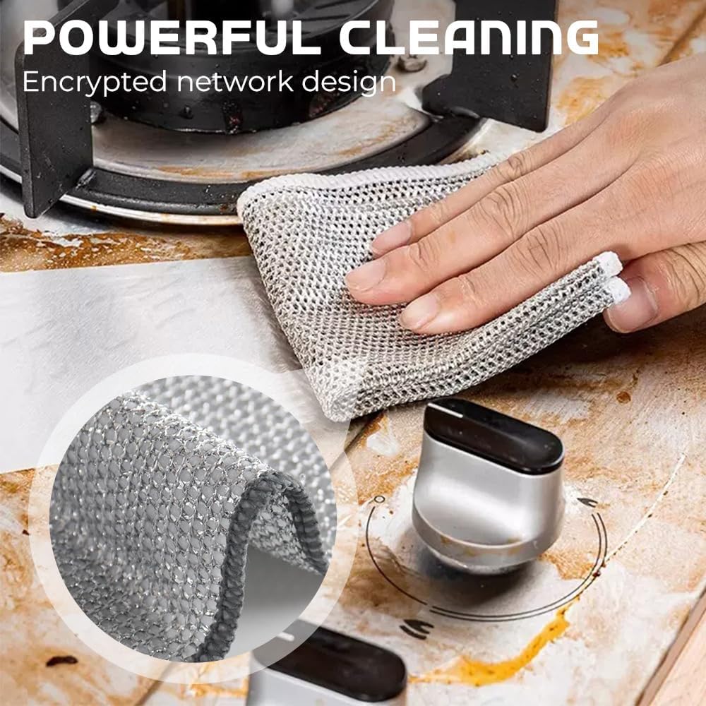 Wet and Dry Dishwashing Magic Towel – Rust Removal