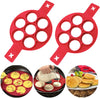 Silicone Flip Cooker Pancakes Mold - Reusable & Non Stick