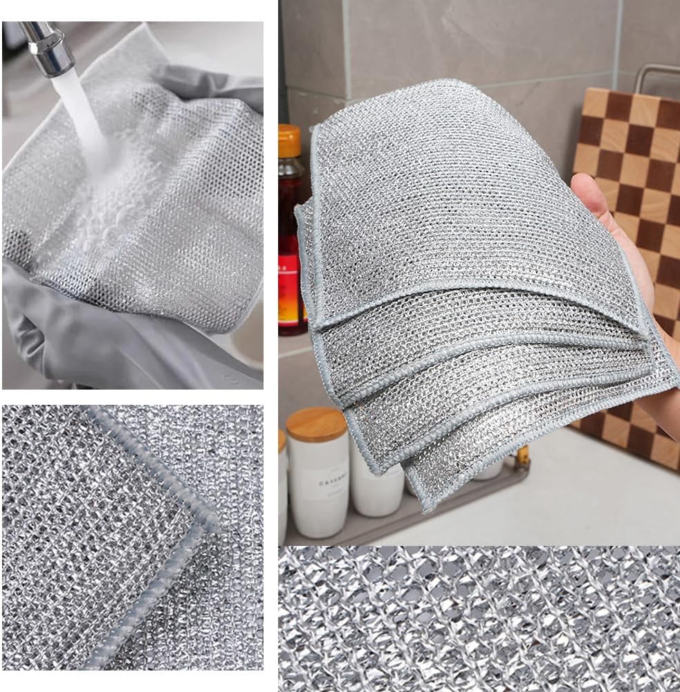 Wet and Dry Dishwashing Magic Towel – Rust Removal