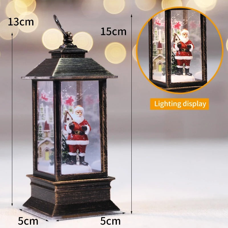 Christmas Lantern with Warm Lights – Perfect for Home & Outdoor Decoration