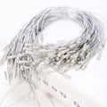 100pcs Precut Christmas Ornament Hanger Strings with Snap Locks