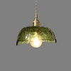 Elegant Glass Pendant Light - Modern Brass and Glass Design