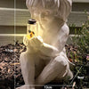 Solar Firefly Garden Statue - 17" Tall, LED-Powered