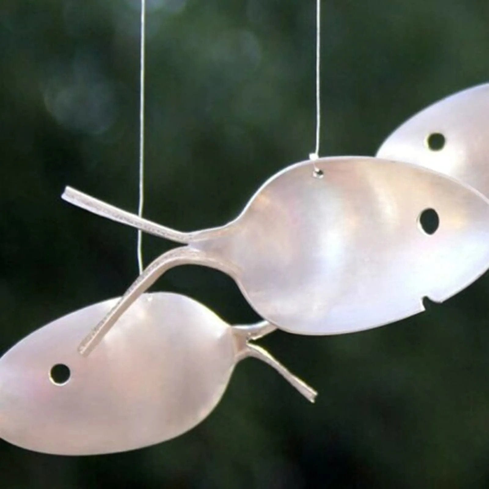 Elegant Spoon Fish Wind Chime – Handcrafted & Unique Décor