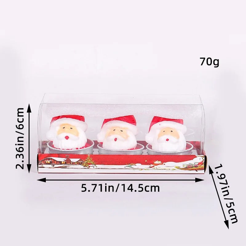 3pc/Set Christmas Scented Candles