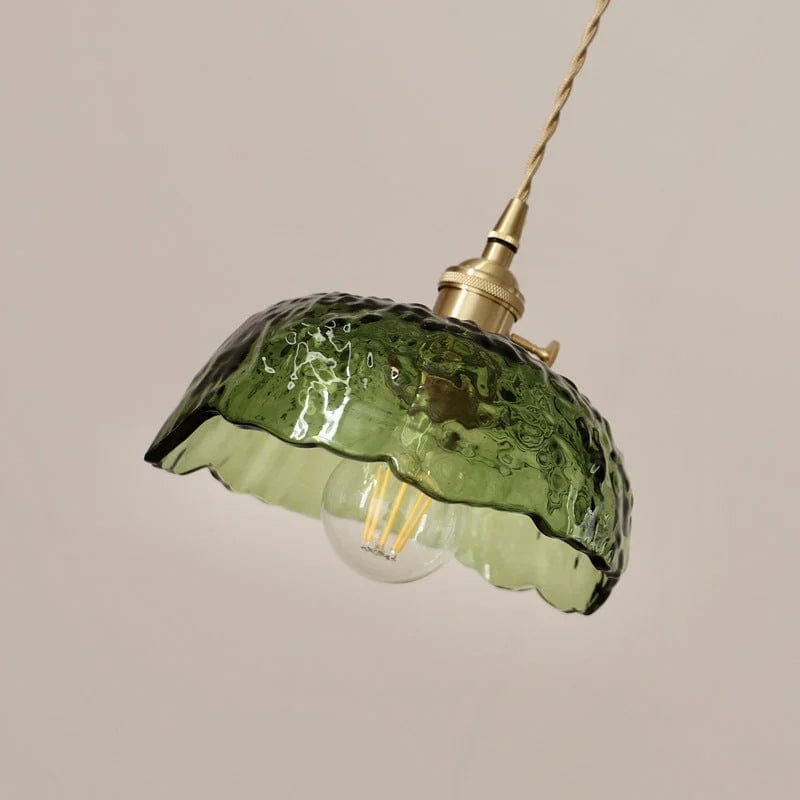 Elegant Glass Pendant Light - Modern Brass and Glass Design