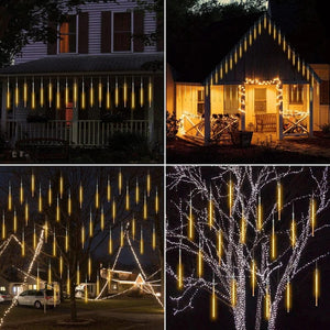 Enchanting Snowfall LED Lights – Magical Outdoor Decor