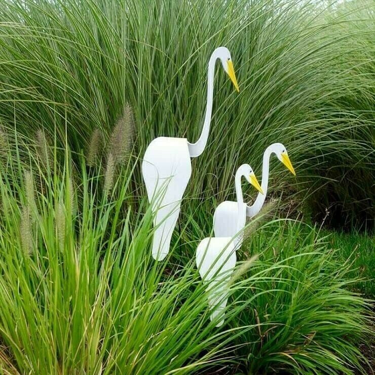 Charming Metal Garden Birds - WhirlWing Garden Art Sculpture