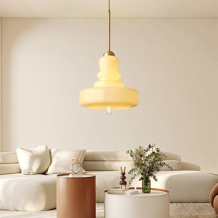 Bauhaus Gourd Glass Pendant Light – Timeless Elegance with a Playful Twist