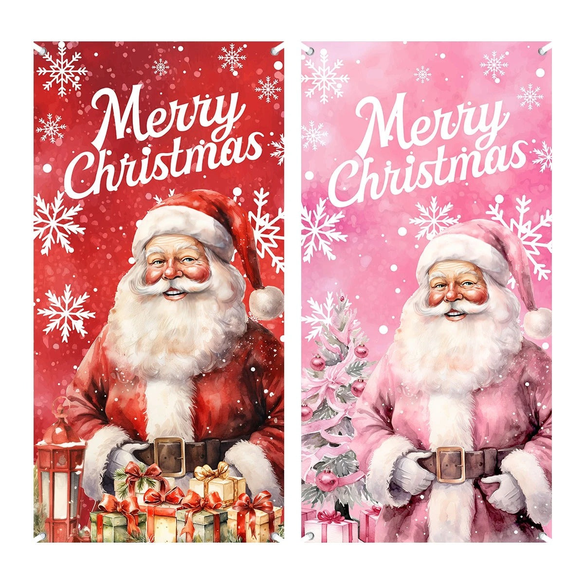 Festive Merry Christmas Door Banner – Holiday 2024-2025 Decoration