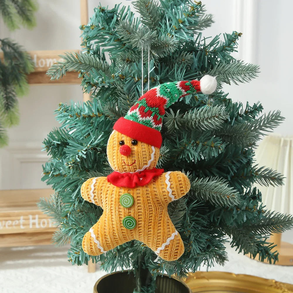 Large Retractable Gingerbread Man Doll | Christmas Decor