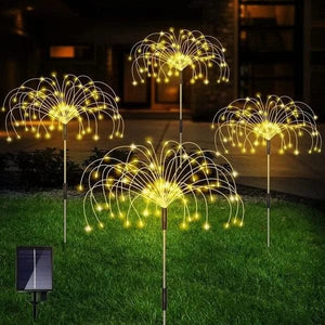 Solar Firework Lights - 90 LED, 2 Lighting Modes, Waterproof IP65