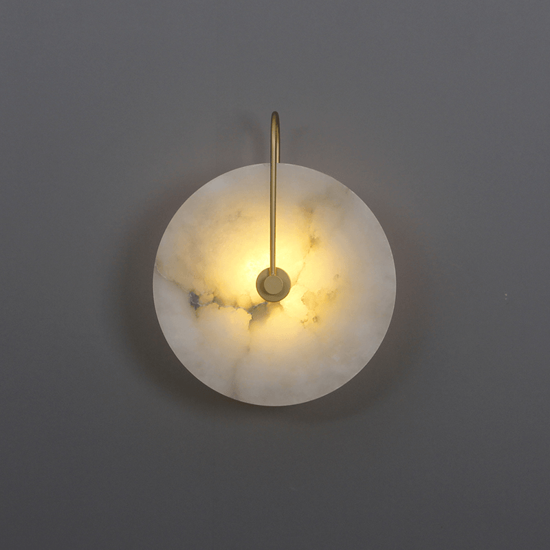 Alabaster LED Wall Lamp – Elegant Illumination for Any Space