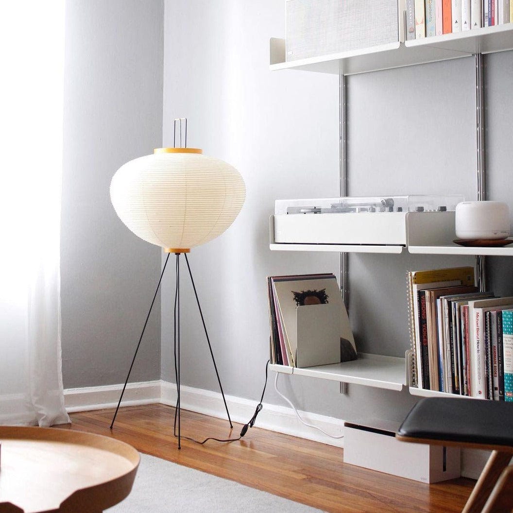 SereneGlow Rice Paper Floor Lamp – Minimalist Elegance