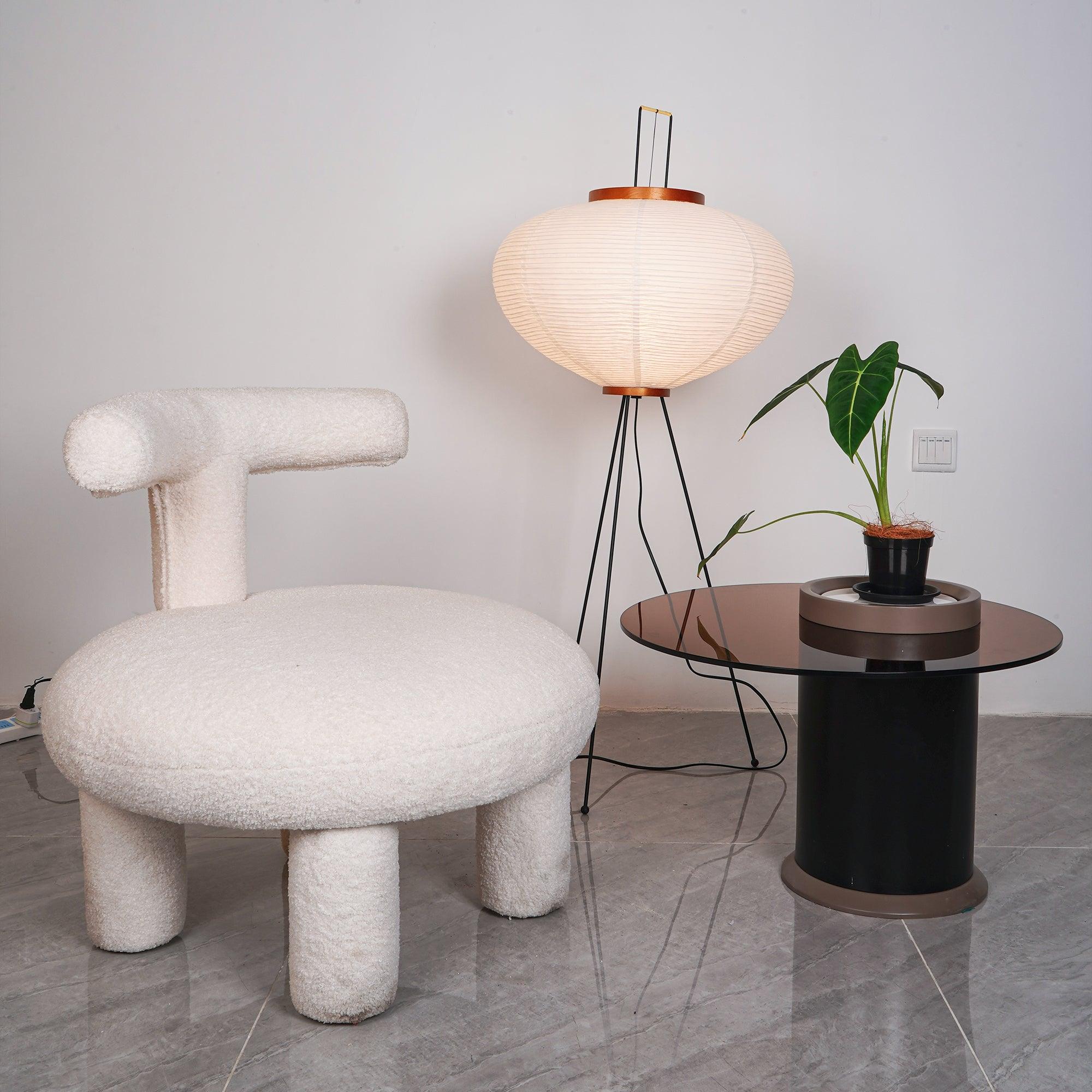 SereneGlow Rice Paper Floor Lamp – Minimalist Elegance