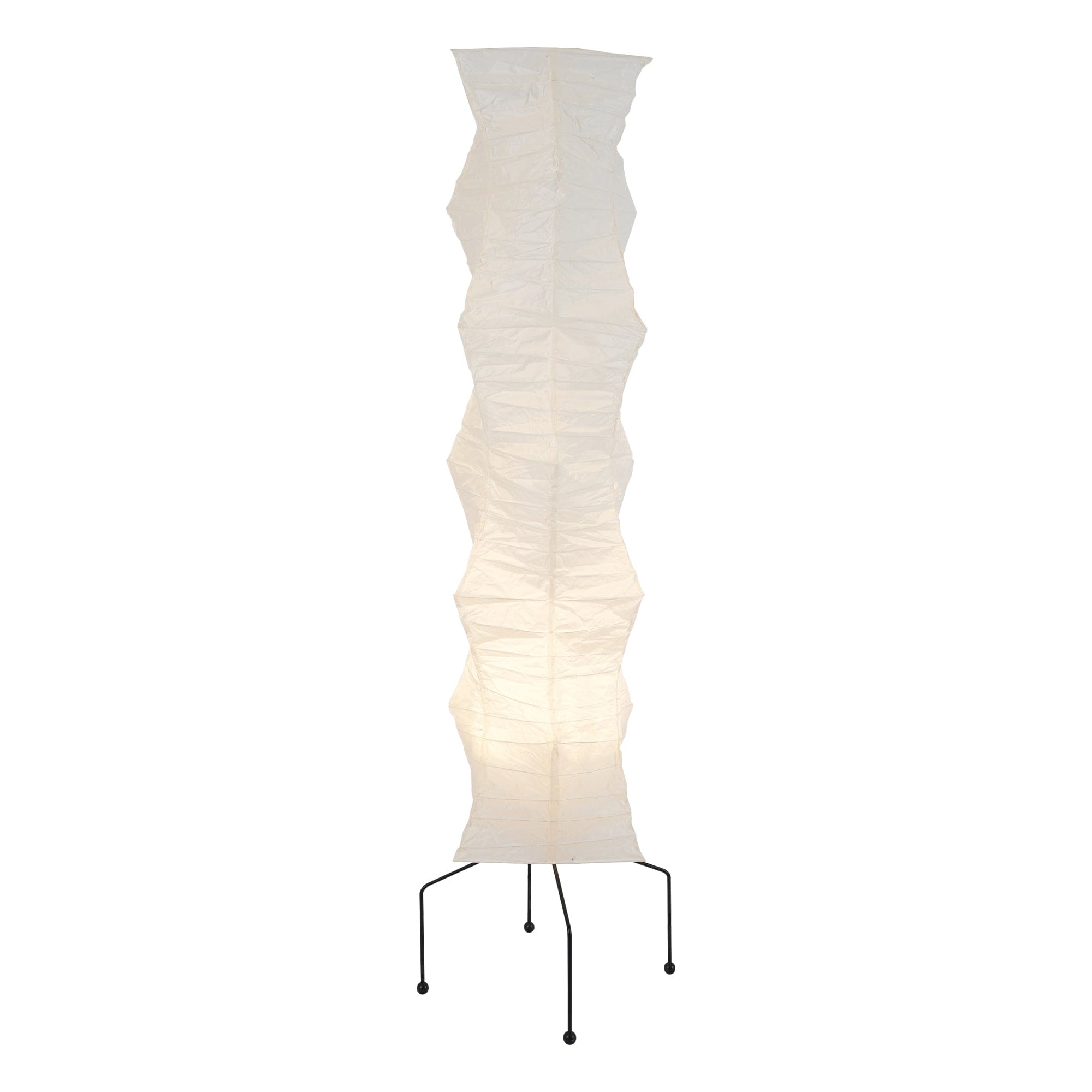 SereneGlow Rice Paper Floor Lamp – Minimalist Elegance