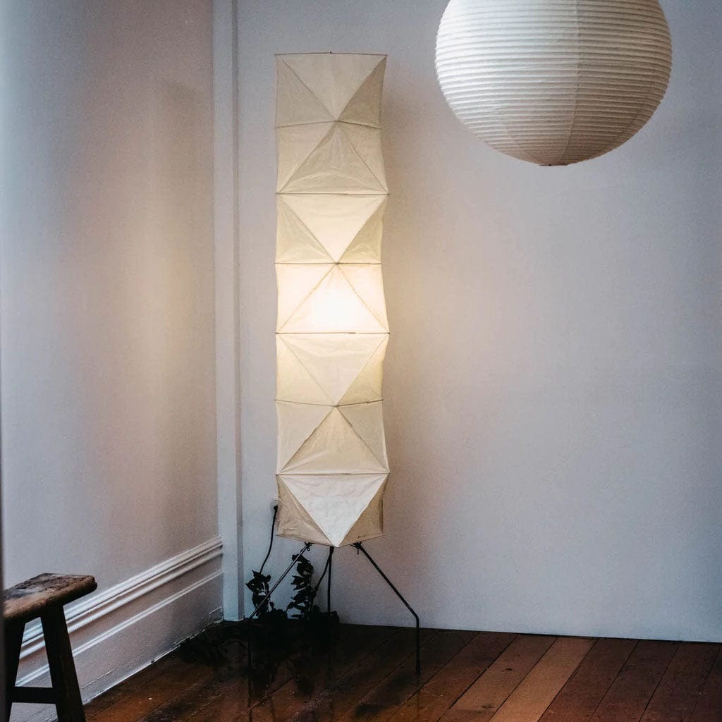 SereneGlow Rice Paper Floor Lamp – Minimalist Elegance