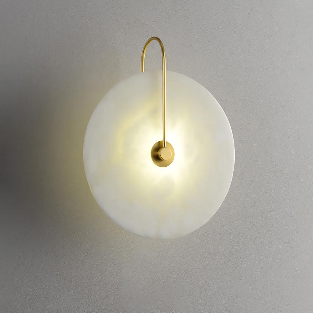 Alabaster LED Wall Lamp – Elegant Illumination for Any Space